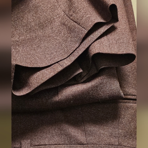 Jack Victor Riviera Traveler Flat-Front Pants - Burgundy - Size 38R - Picture 7 of 12